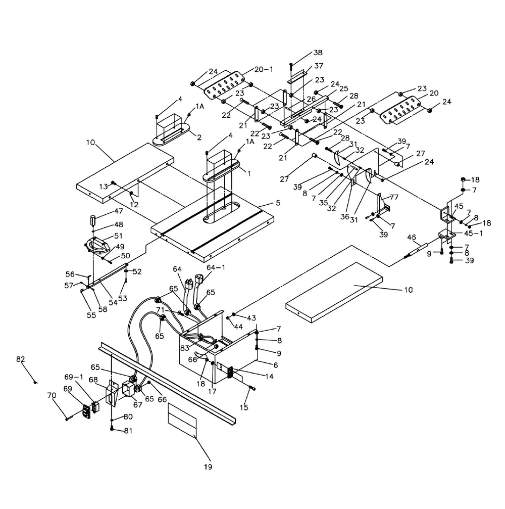 Buy Powermatic 1791271K Replacement Tool Parts ... powermatic 66 wiring diagram 