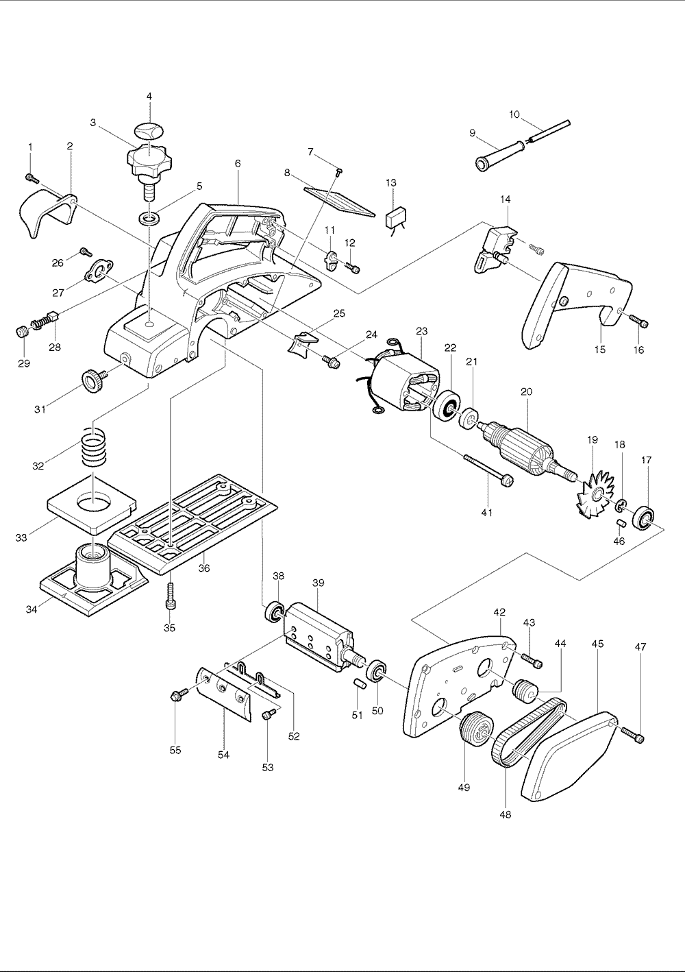 Jet planer wiring diagram