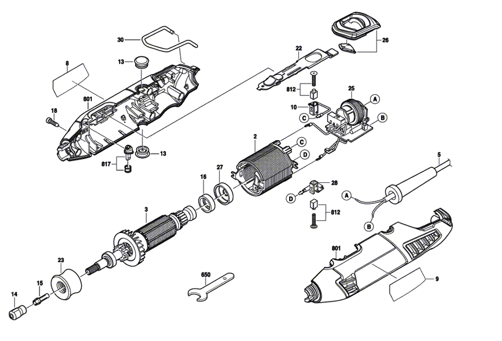 dremel parts diagram buy dremel 4000 f013400001 replacement tool parts dremel parts diagram buy dremel 4000 f013400001 replacement tool parts
