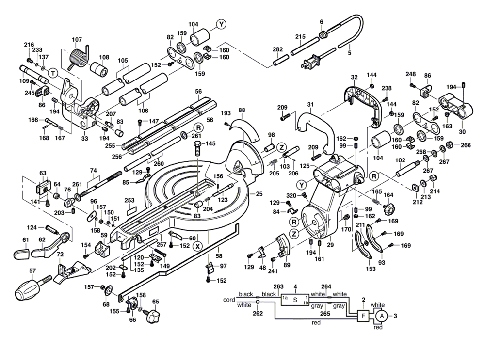 Buy Bosch 4412(0601665139) 12" Miter Replacement Tool Parts Bosch