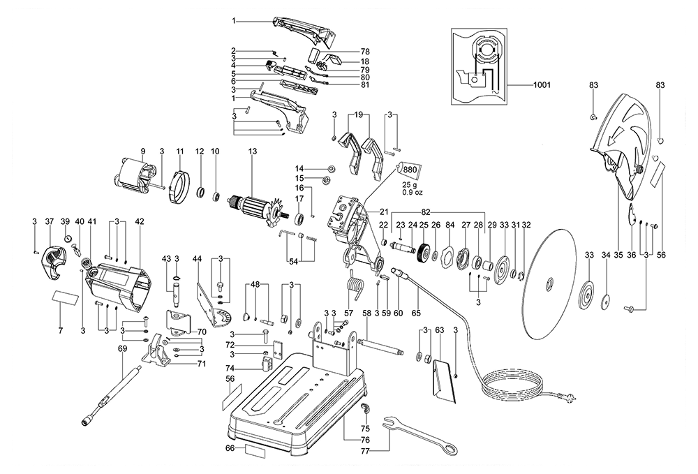 Buy Metabo CS23355(02335420) Replacement Tool Parts Metabo CS23355