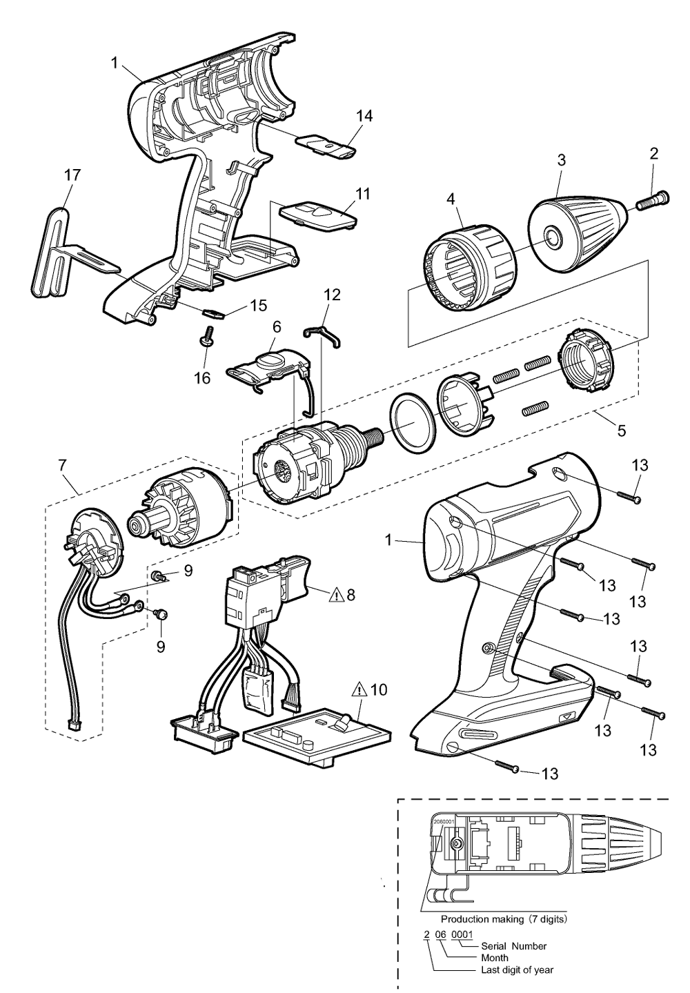 Panasonic Ey74a1 Parts Diagram