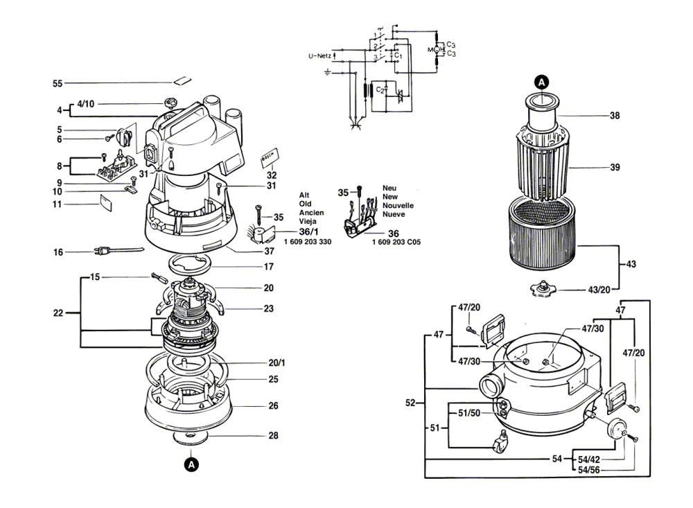 Vacuum Parts Bosch Vacuum Parts
