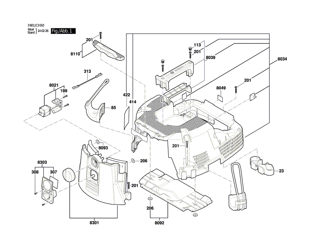 Vacuum Parts Bosch Vacuum Parts