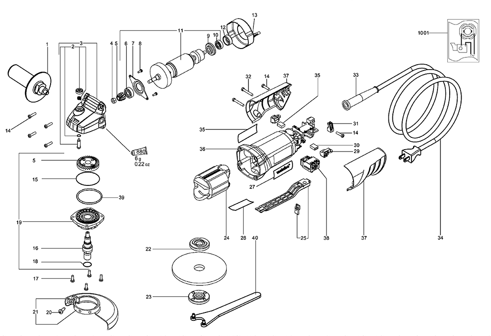Buy Metabo WP780(06712420) Replacement Tool Parts Metabo WP780
