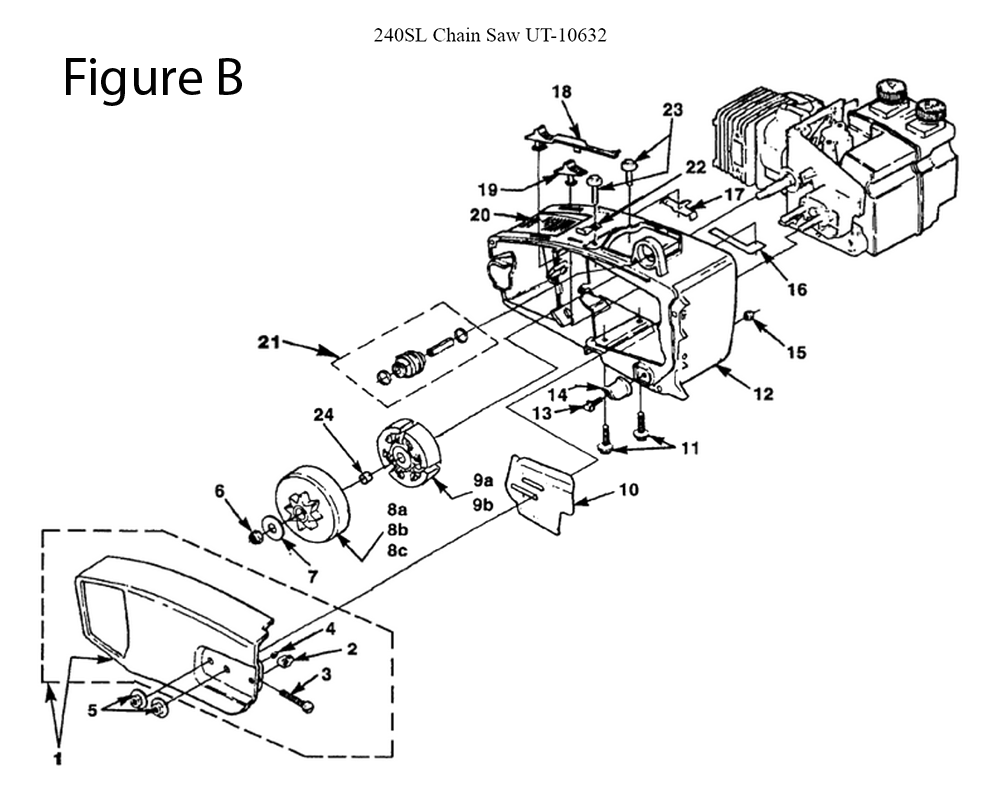240SL-(UT-10632)-homelite-PB-2Break Down