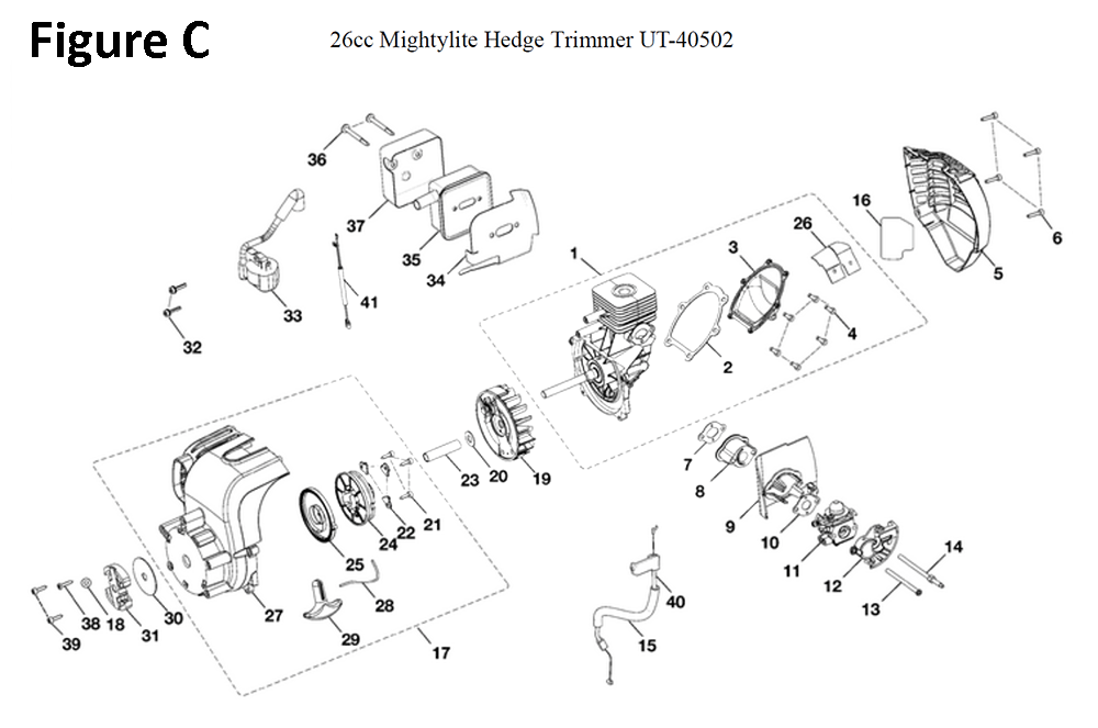 26cc-(UT-40502)-homelite-PB-2Break Down