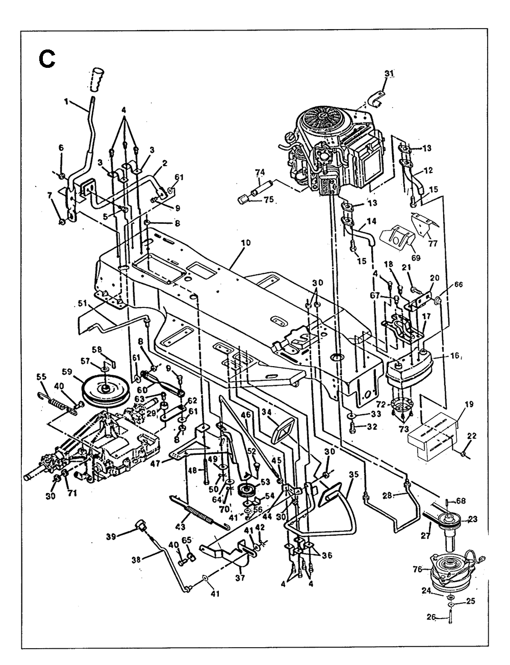 4140G-(I9100030)-Husqvarna-PB-2Break Down