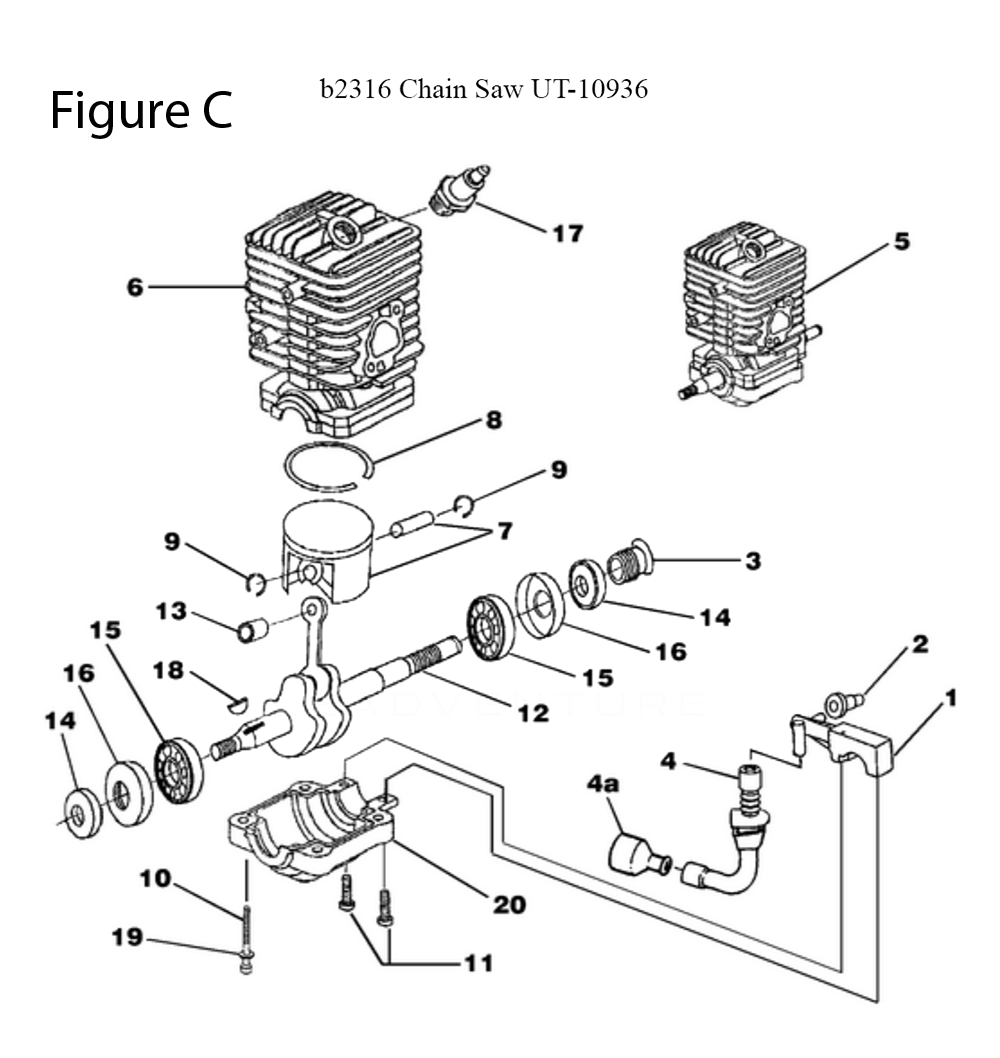 B2316-(UT-10936)-homelite-PB-3Break Down