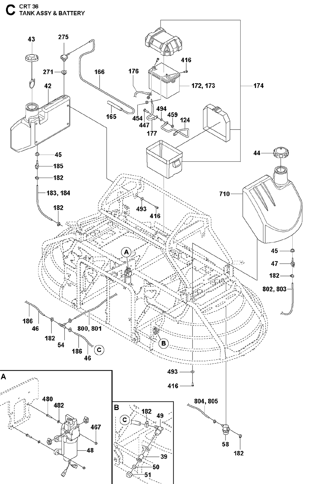 CRT36-husqvarna-PB-2Break Down