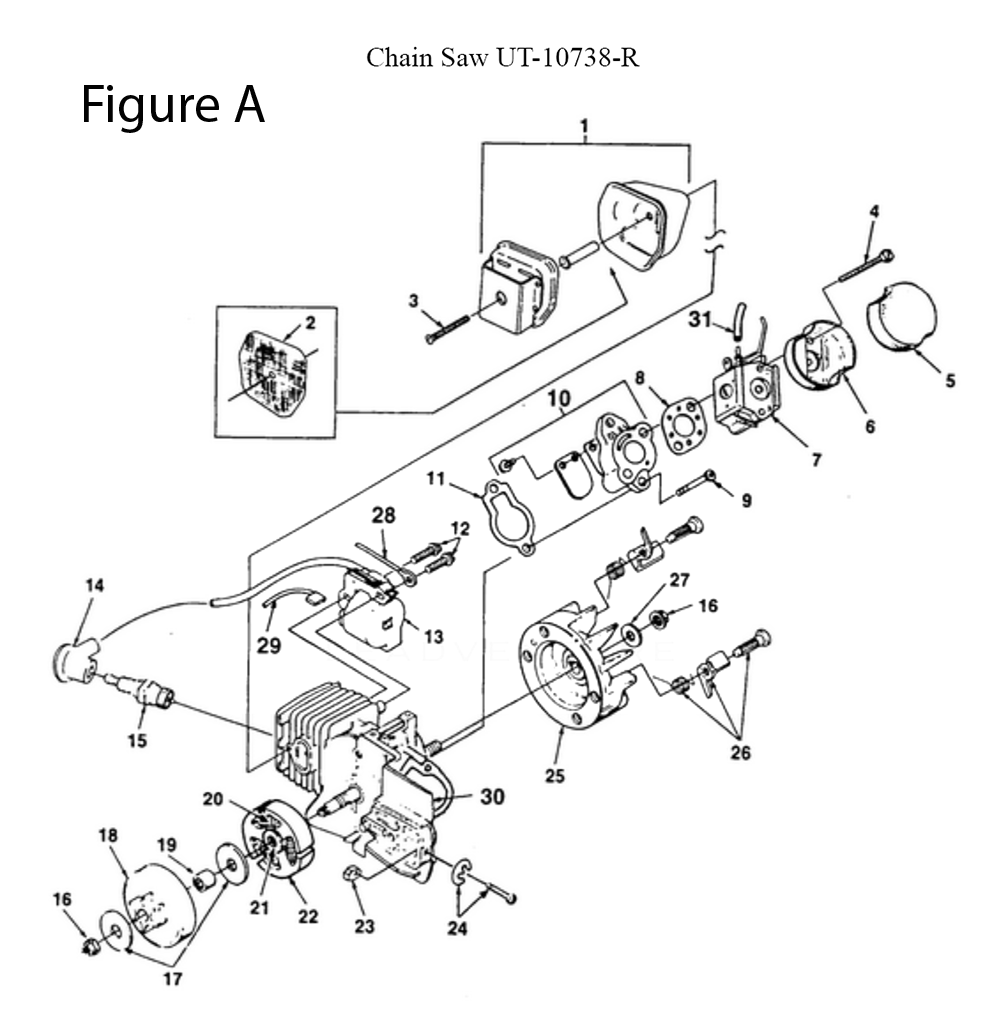 CS3012-(UT-10738-R)-homelite-PB-1Break Down