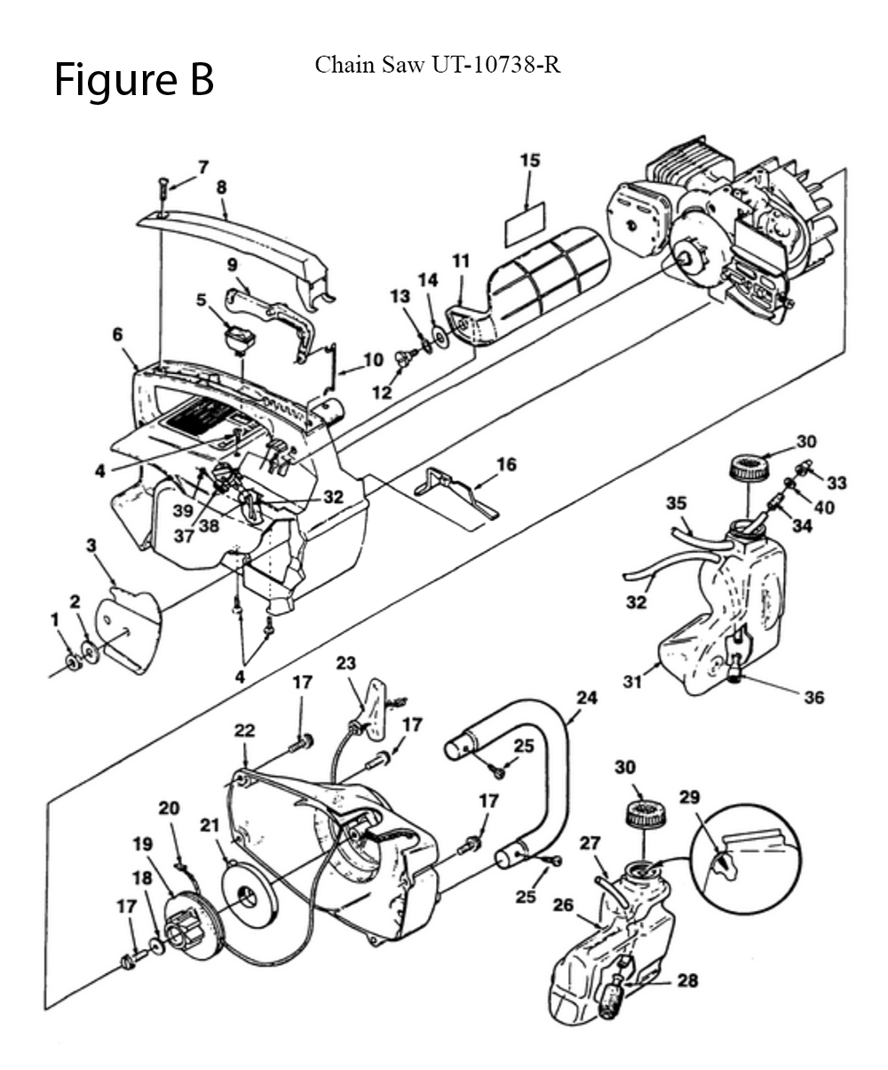 CS3012-(UT-10738-R)-homelite-PB-2Break Down