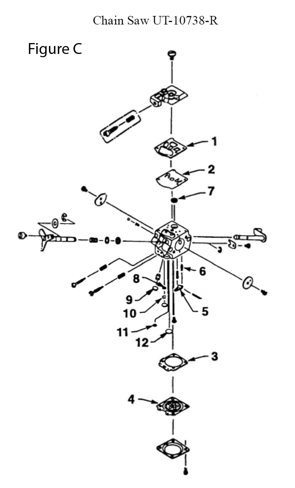 CS3012-(UT-10738-R)-homelite-PB-3Break Down