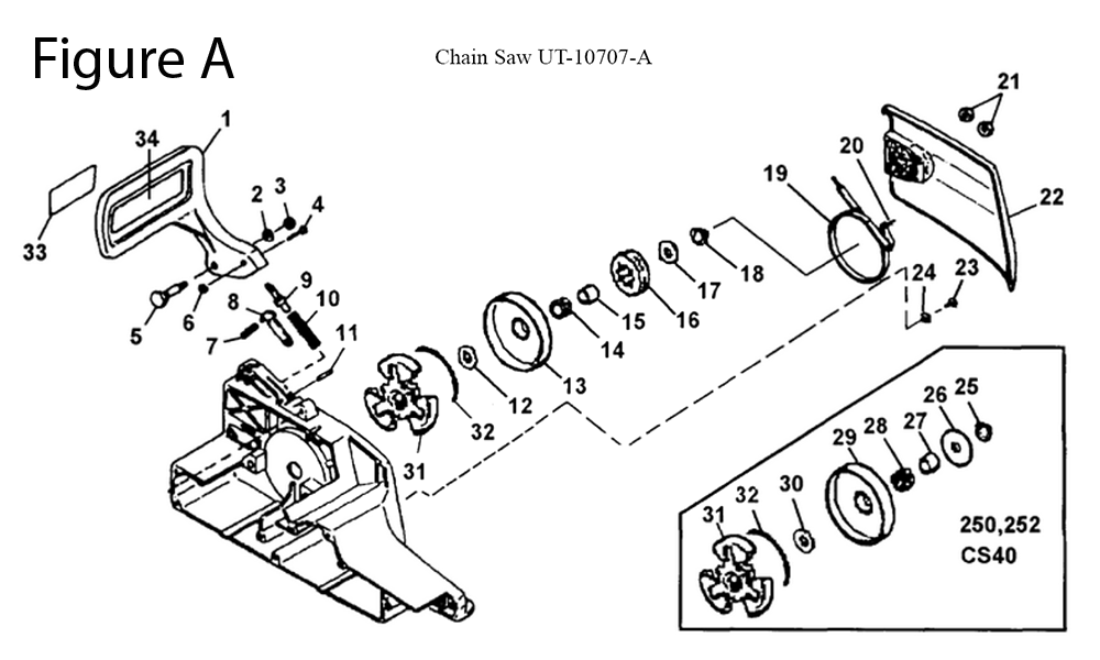 CS40-(UT-10707-A)-homelite-PB-1Break Down
