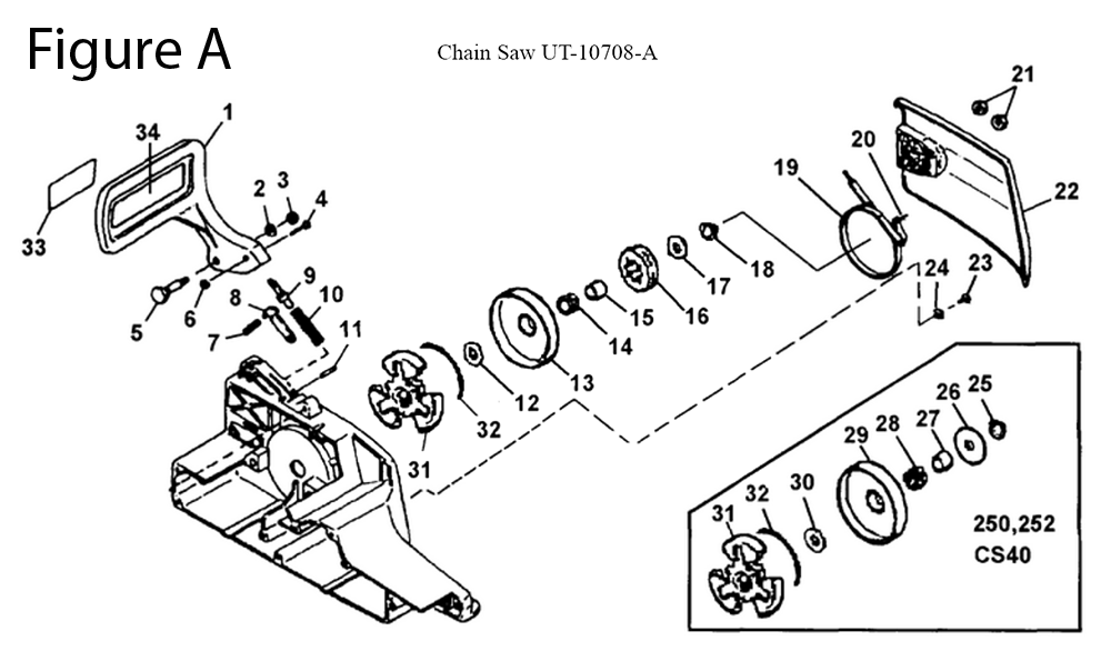 CS40-(UT-10708-A)-homelite-PB-1Break Down