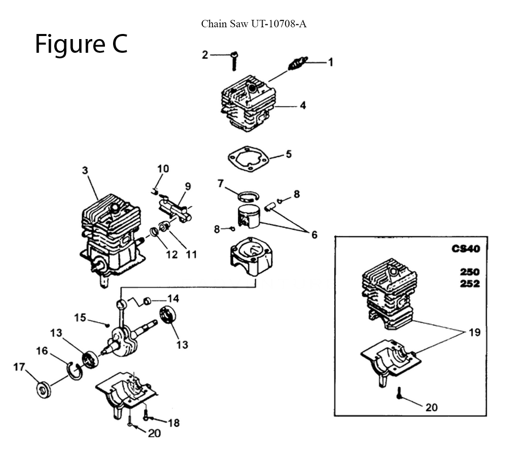 CS40-(UT-10708-A)-homelite-PB-3Break Down