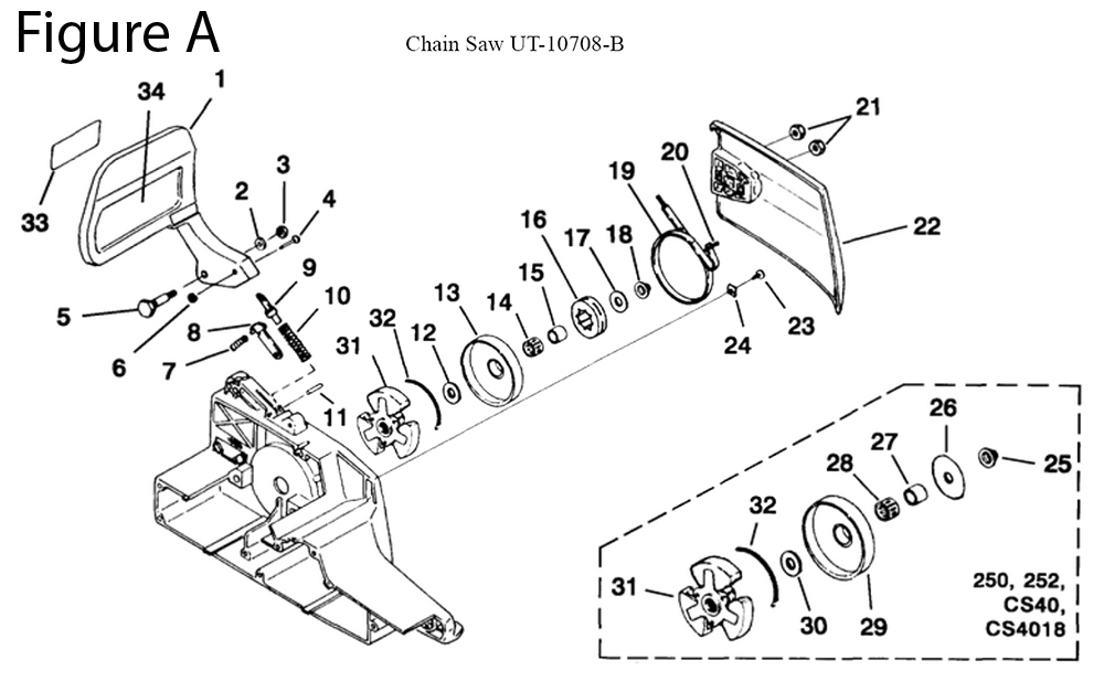 CS40-(UT-10708-B)-homelite-PB-1Break Down
