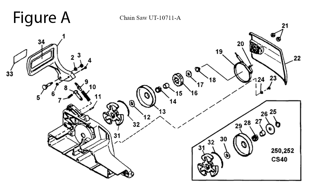 CS50-(UT-10711-A)-homelite-PB-1Break Down