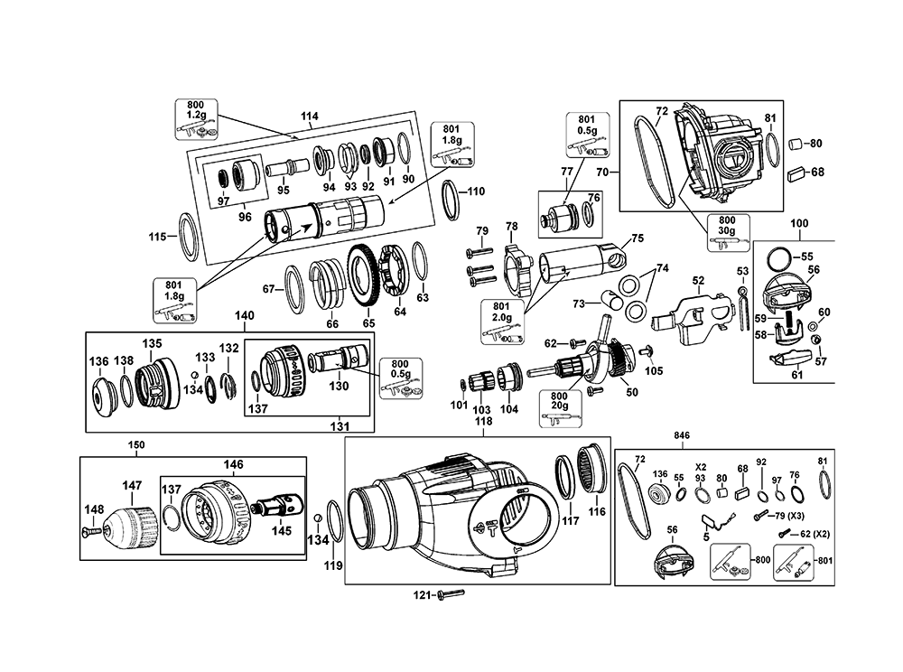 D25124K-AR-Dewalt-T1-PB-1Break Down