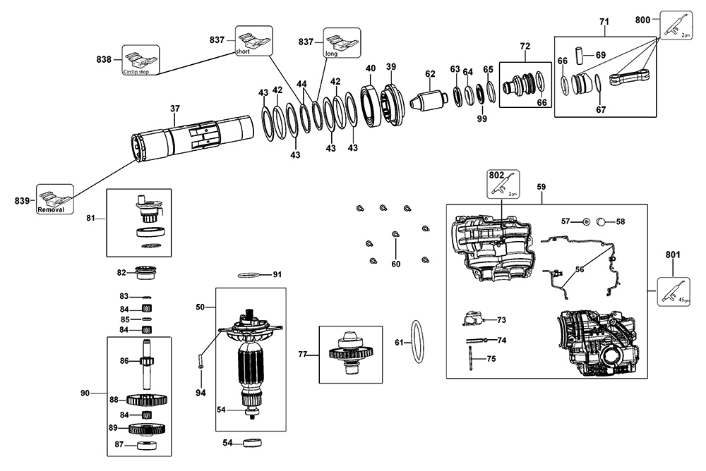 D25334K-B2-T1-dewalt-PB-1Break Down
