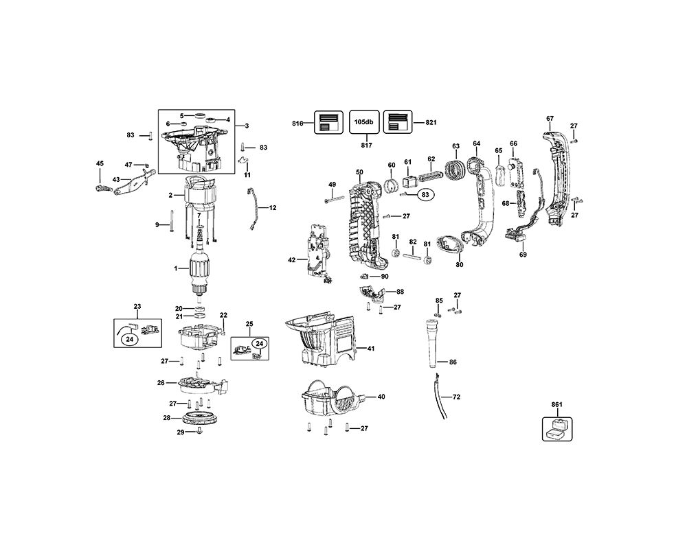 D25602K-AR-Dewalt-T1-PB-1Break Down
