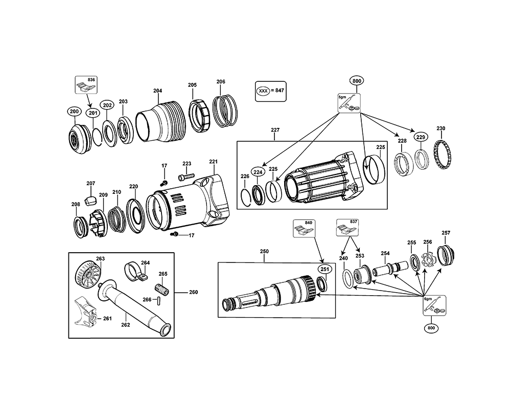 D25712K-AR-Dewalt-T1-PB-2Break Down