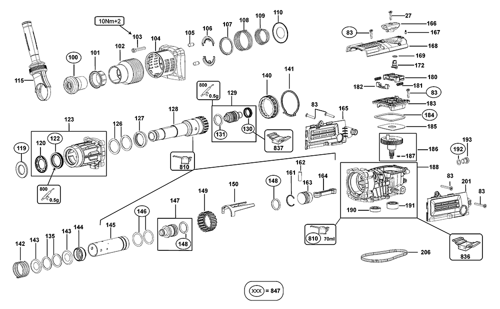 D25820K-BR-T1-dewalt-PB-1Break Down