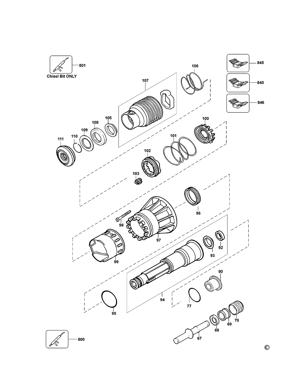 D25940KB2-Dewalt-T1-PB-1Break Down