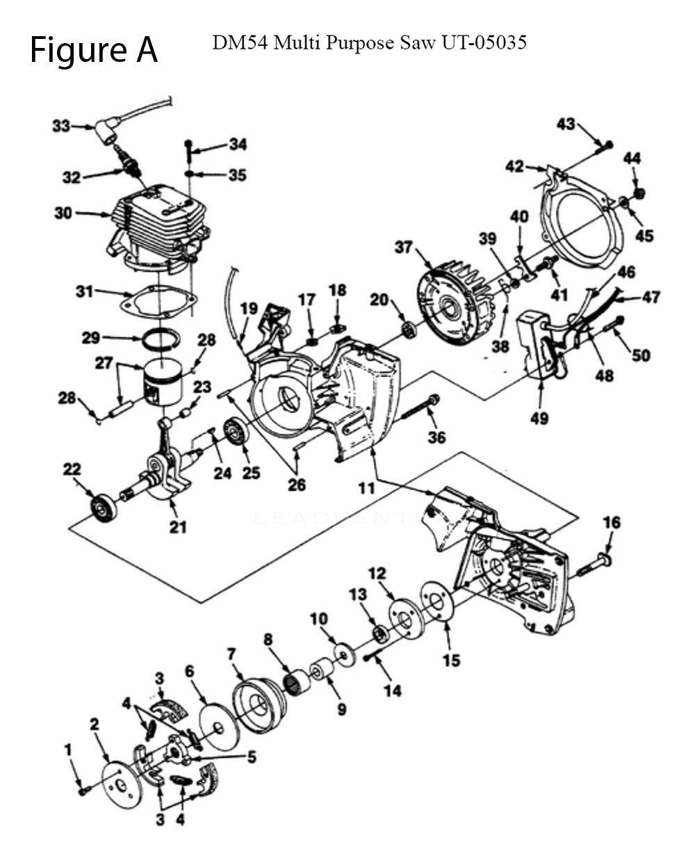 DM54-(UT-05035)-homelite-PB-1Break Down