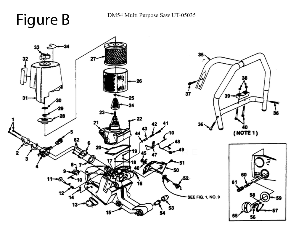 DM54-(UT-05035)-homelite-PB-2Break Down