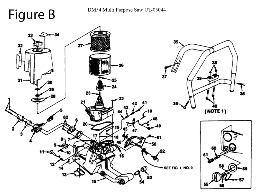 DM54-(UT-05044)-homelite-PB-2Break Down