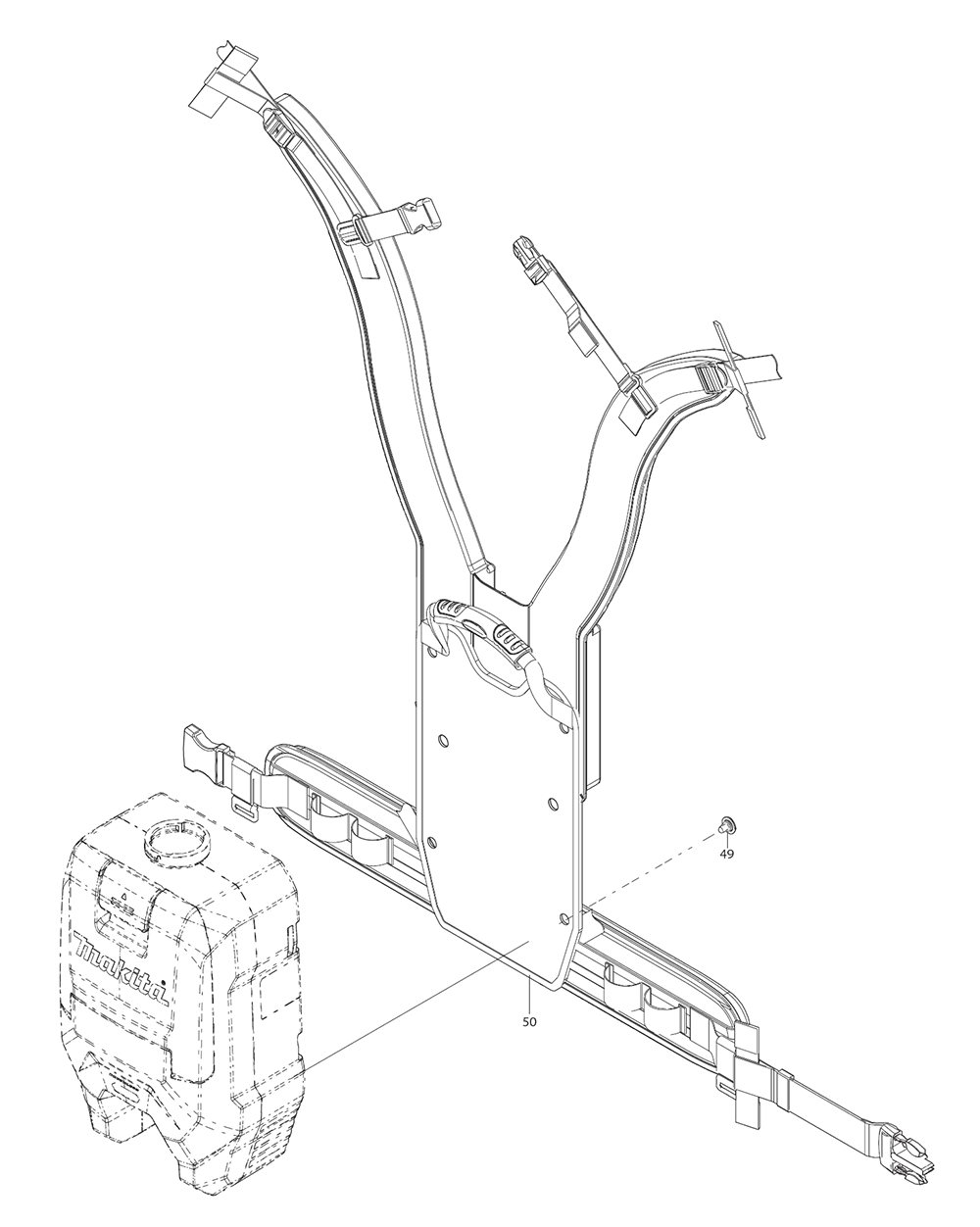 GCV05ZX-makita-PB-1Break Down
