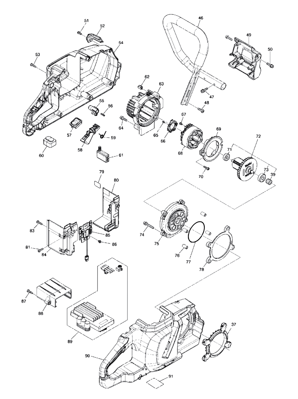 GEC03T-makita-PB-1Break Down