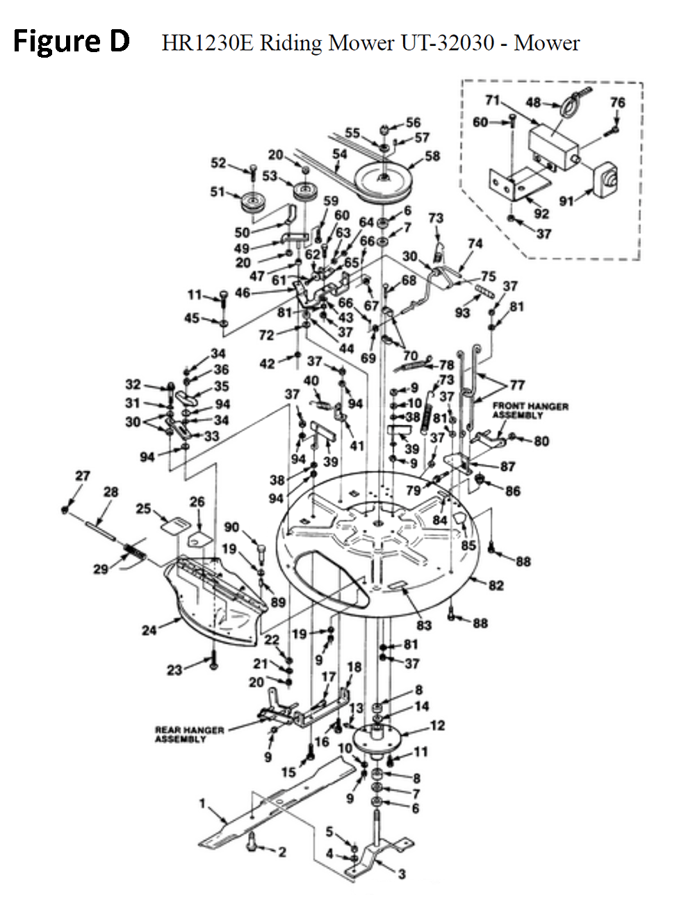 HR1230E-(UT-32030)-homelite-PB-4Break Down