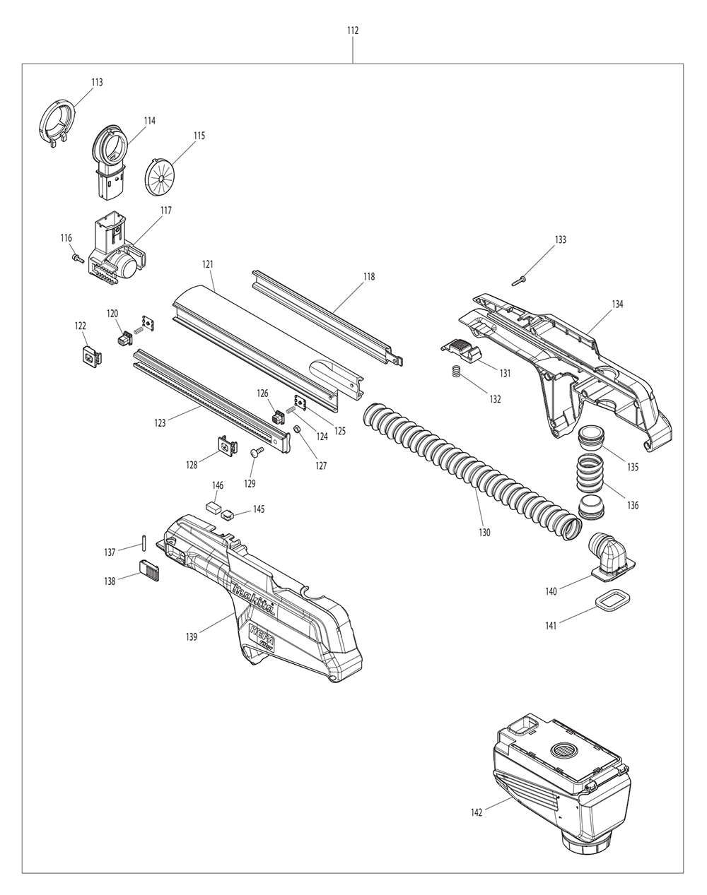 HR2663-makita-PB-1Break Down