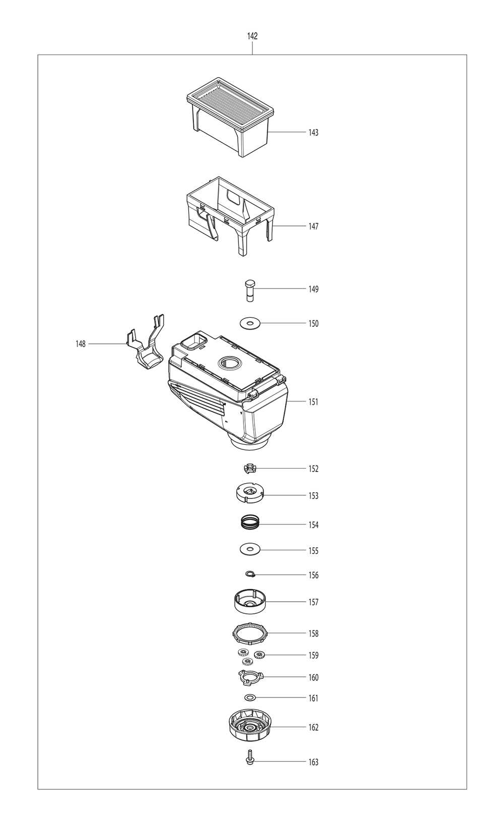 HR2663-makita-PB-2Break Down