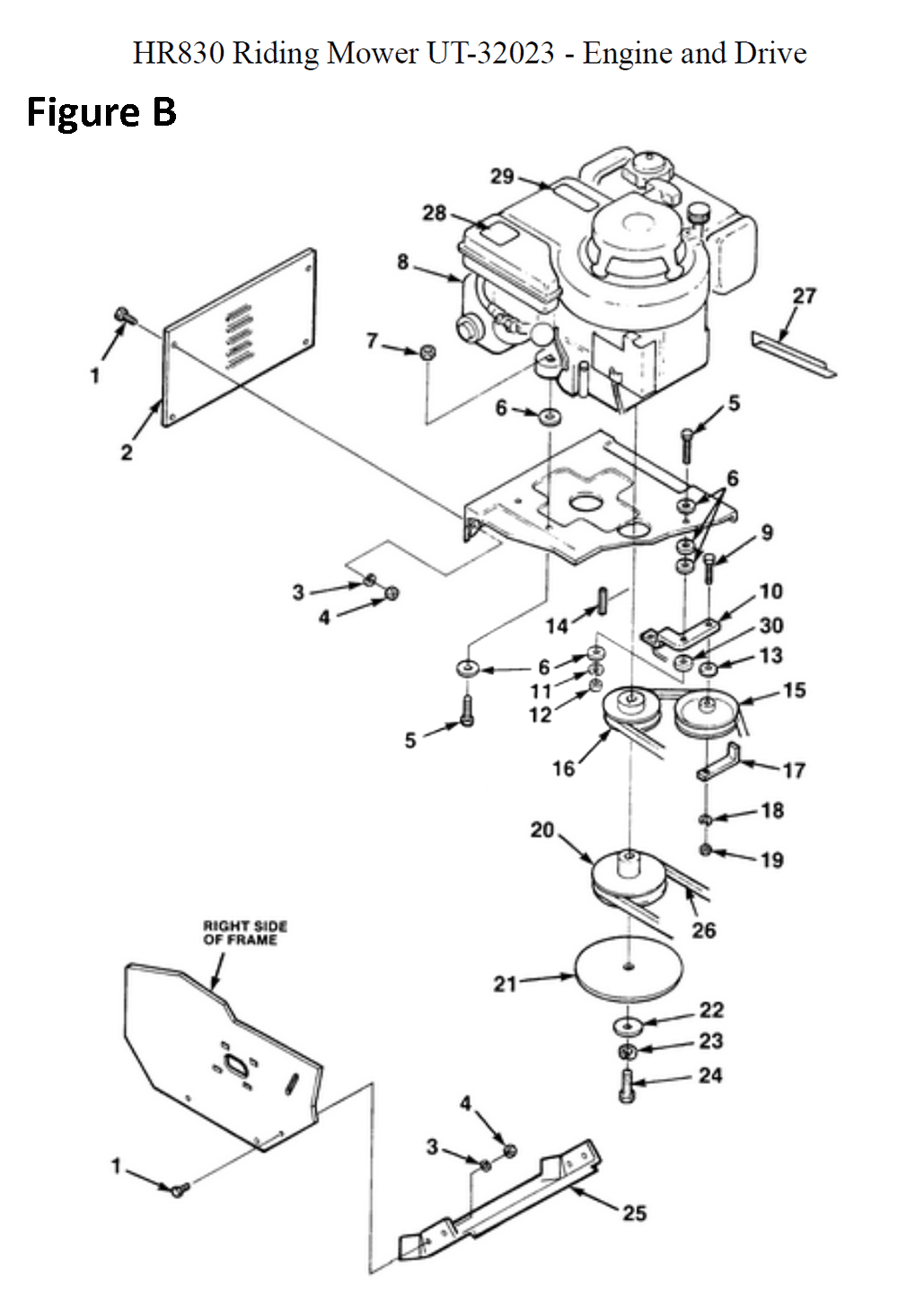 HR830-(UT-32023)-homelite-PB-2Break Down