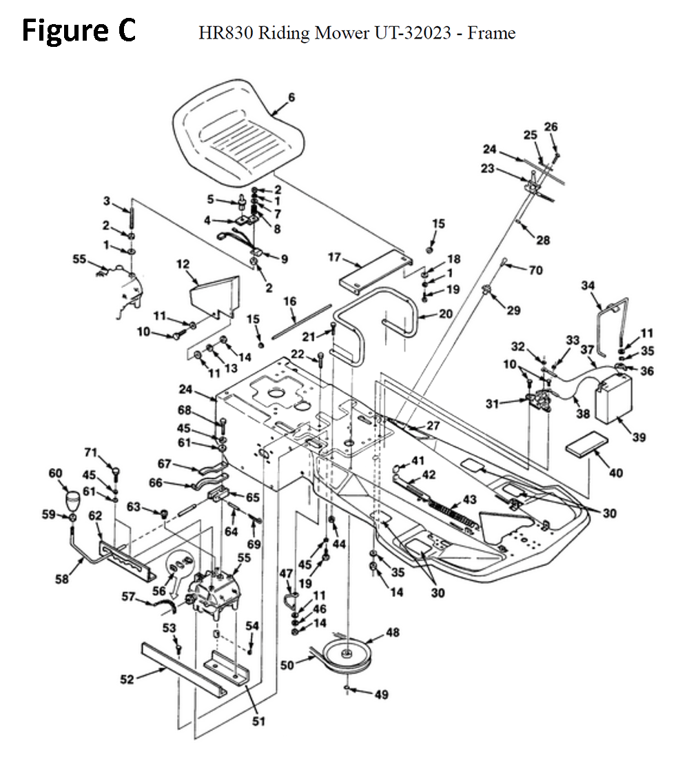 HR830-(UT-32023)-homelite-PB-3Break Down