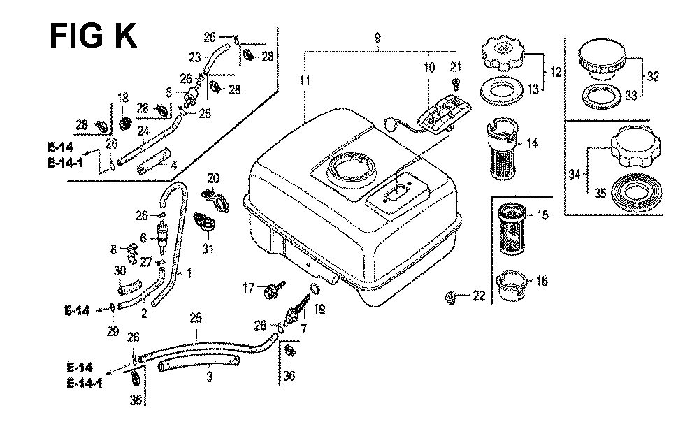 GX120K1-(H1-seri-43-9999999)-Honda-PB-11Break Down