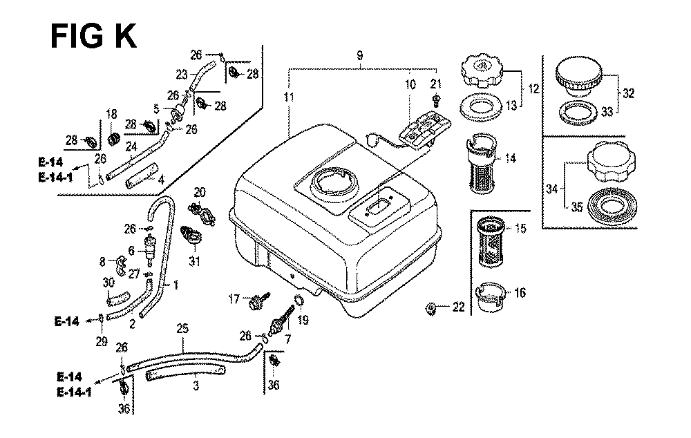 GX120K1-(L1-seri-43-9999999)-Honda-PB-11Break Down