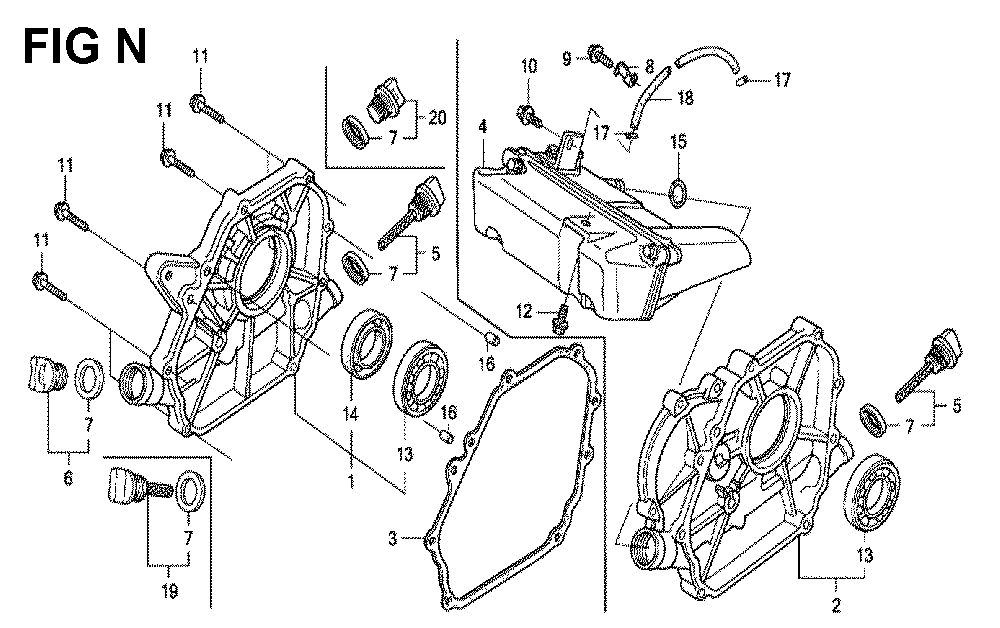 GX120U1-THHQ4-Honda-PB-14Break Down