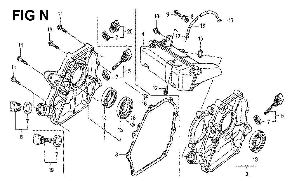 GX120U1-TVPM4-Honda-PB-14Break Down