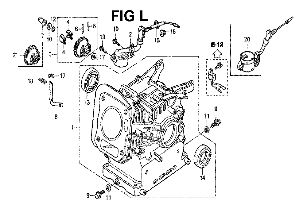 GX160H1-TQEBR-Honda-PB-12Break Down