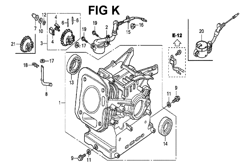 GX160H1-TQX3-Honda-PB-11Break Down