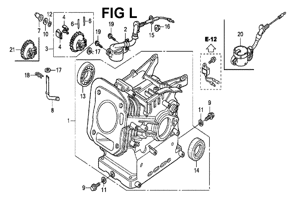GX160H1-TSH-Honda-PB-12Break Down