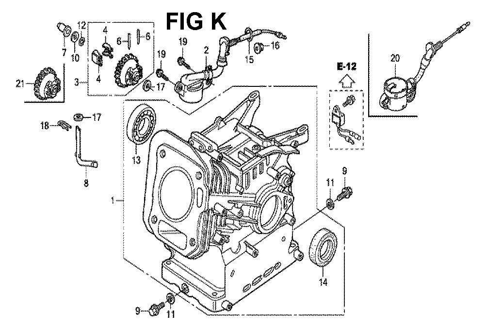 GX160H1-TSMK4-Honda-PB-11Break Down