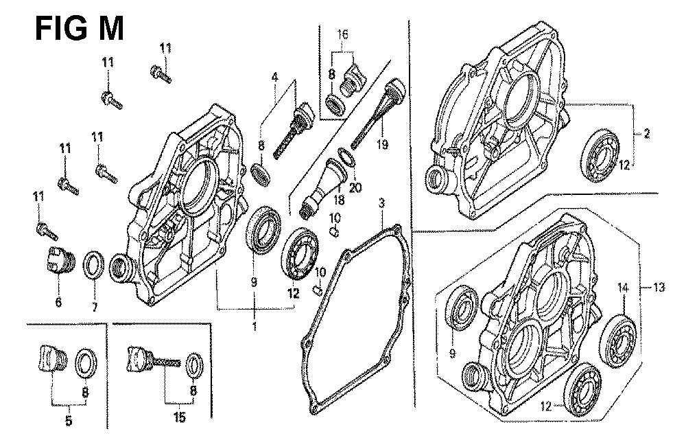 GX160K1-TEN-Honda-PB-13Break Down