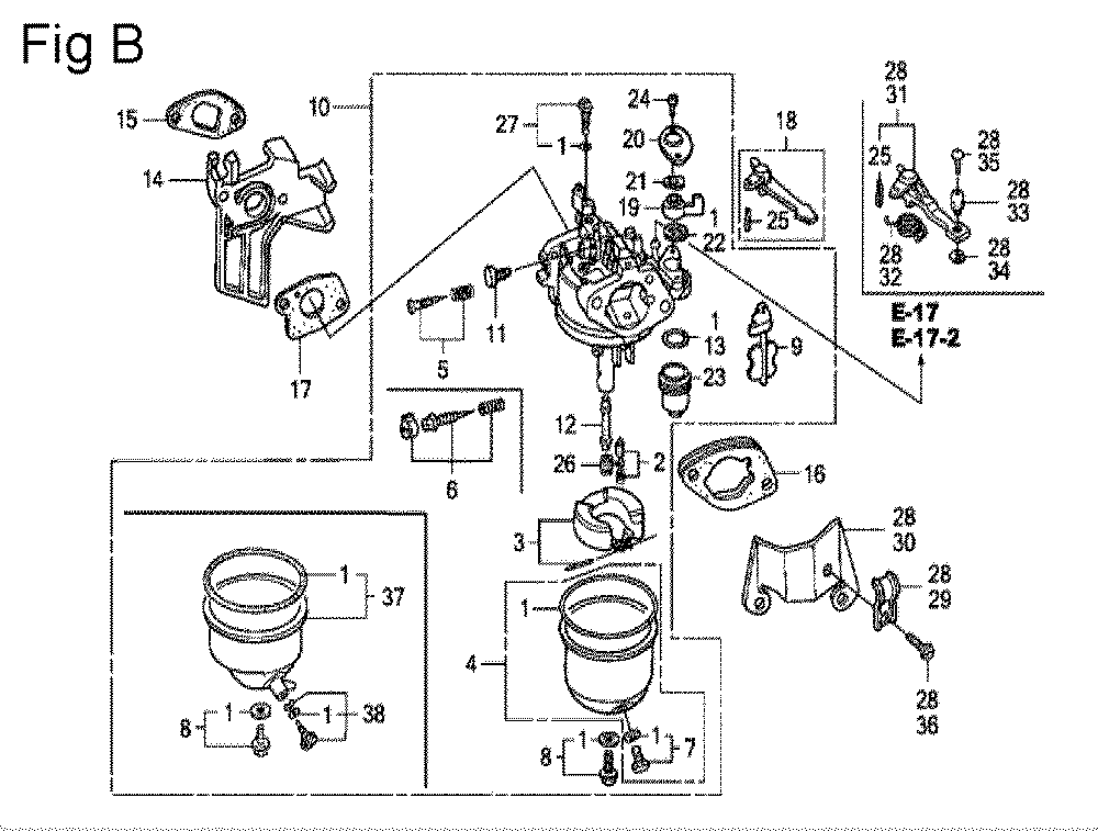 GX200-(BL-seri-10-1899999)-Honda-PB-2Break Down