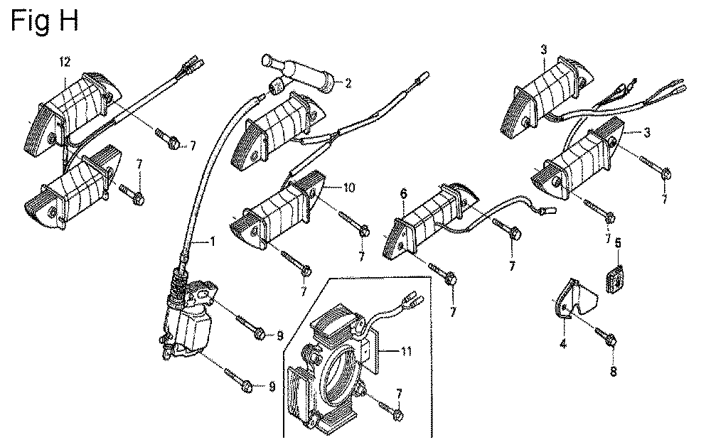 GX200-(LHP1-Seri-10-1899999)-Honda-PB-8Break Down