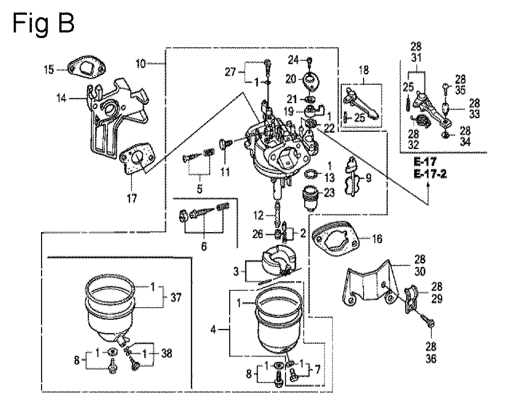 GX200-(LJ-Seri-10-1899999)-Honda-PB-2Break Down